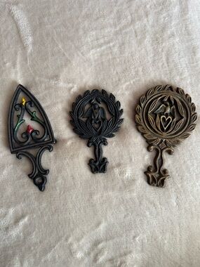 VINTAGE WILTON Cast Iron Trivets